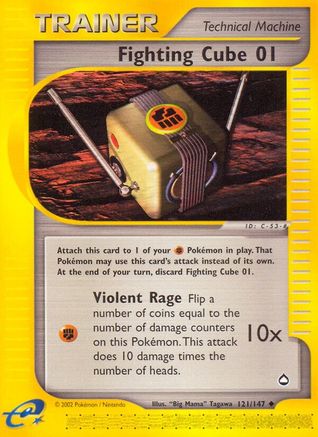 Fighting Cube 01 - 121/147 - Uncommon - Reverse Holo