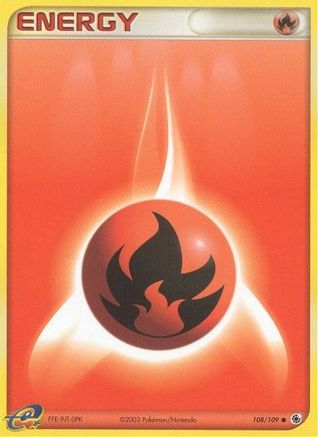 Fire Energy - 108/109 - Common - Reverse Holo
