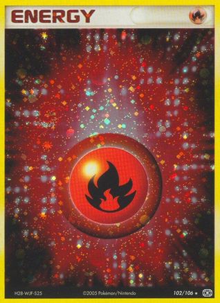 Fire Energy 102/106 - Holo Rare