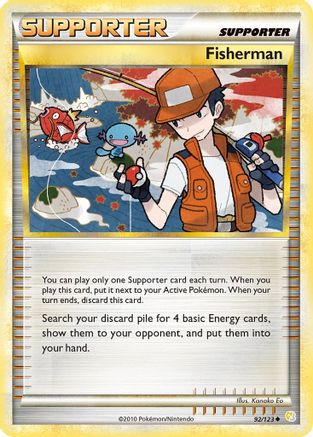 Fisherman - 92/123 - Uncommon - Reverse Holo
