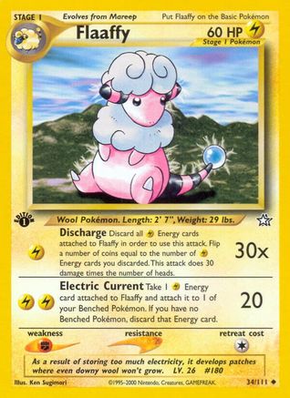 Flaaffy - 34/111 - Uncommon - 1st Edition