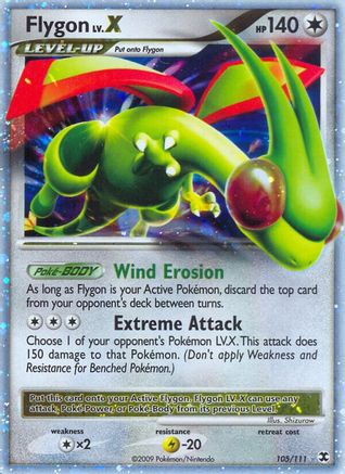 Flygon Lv.X  - Holofoil- Ultra Rare