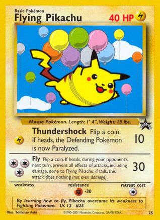Flying Pikachu - 25/53 - Promo