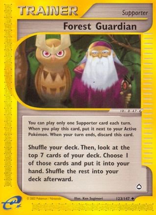 Forest Guardian - 123/147 - Uncommon - Reverse Holo