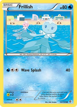 Frillish - 44/149 - Common - Reverse Holo