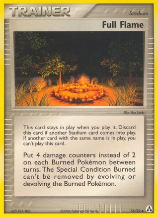 Full Flame - 74/92 - Uncommon - Reverse Holo