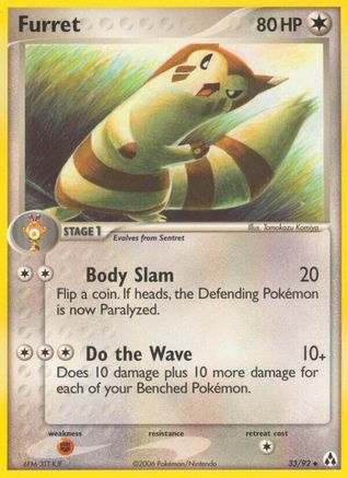 Furret - 33/92 - Uncommon