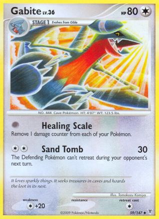 Gabite - 59/147 - Uncommon - Reverse Holo