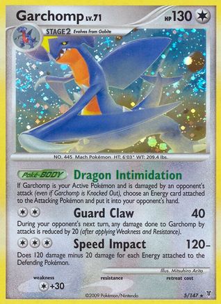Garchomp 005  - Holofoil Supreme Victors - Holo Rare