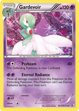 Gardevoir RC10/RC25  - Holofoil Legendary Treasures Radiant Collection - Uncommon