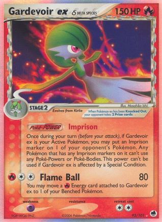 Gardevoir EX (Delta Species) - 93/101 - Ultra Rare