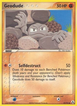 Geodude - 53/92 - Common