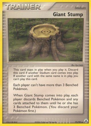 Giant Stump - 75/92 - Uncommon