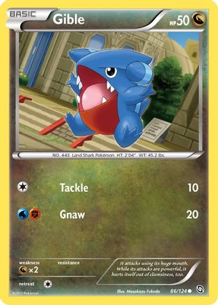 Gible (86) (86) 086  Dragons Exalted - Common