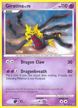 Giratina (28) - 28/127 - Rare