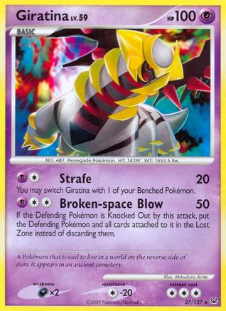 Giratina (27) - 27/127 - Rare