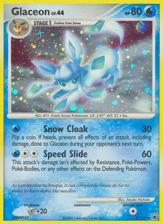 Glaceon (5) - 5/100 - Holo Rare