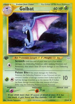 Golbat - 29/64 - Uncommon - Unlimited