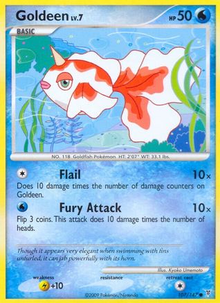 Goldeen - 107/147 - Common - Reverse Holo