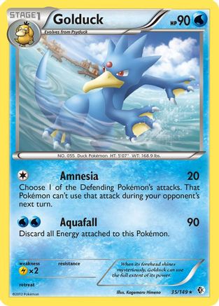 Golduck (35) - 35/149 - Rare - Reverse Holo