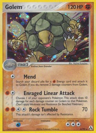 Golem 6/92 - Holo Rare