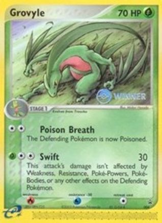 Grovyle - 004 (e-League) [Winner] - 4/40 - Promo