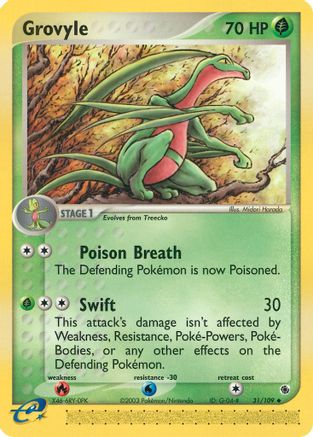 Grovyle - 31/109 - Uncommon
