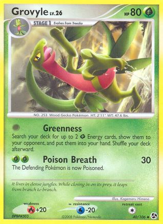 Grovyle - 40/106 - Uncommon