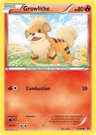 Growlithe (11) - 11/99 - Common