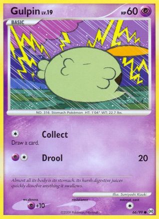 Gulpin (66) - 66/99 - Common - Reverse Holo