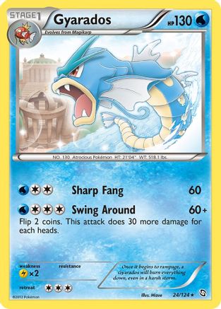 Gyarados  Dragons Exalted - Rare