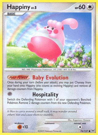 Happiny - 76/127 - Common - Reverse Holo