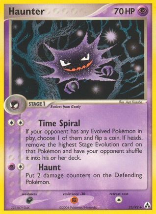 Haunter - 35/92 - Uncommon - Reverse Holo