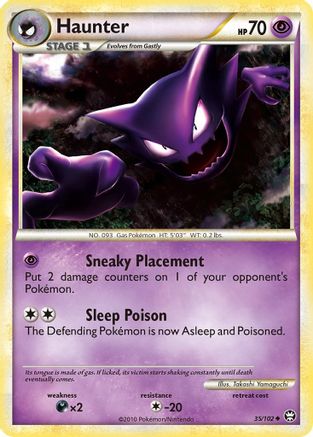 Haunter - 35/102 - Uncommon - Reverse Holo
