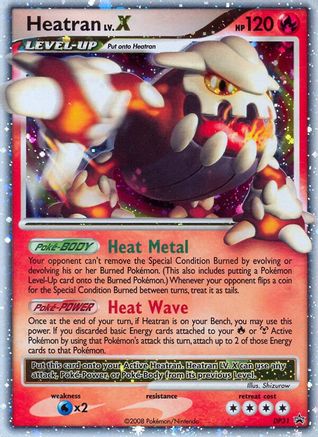 Heatran LV.X DP31  - Holofoil Diamond and Pearl Promos - Promo