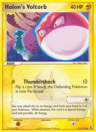 Holon's Voltorb - 71/113 - Common