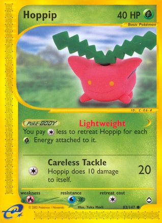Hoppip - 83/147 - Common - Reverse Holo