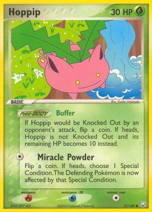 Hoppip - 57/109 - Common - Reverse Holo