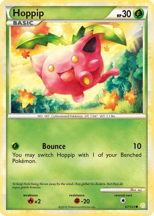 Hoppip - 67/123 - Common - Reverse Holo