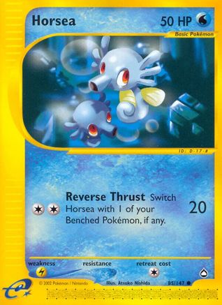 Horsea - 85/147 - Common - Reverse Holo