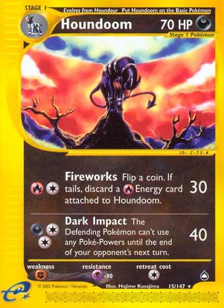 Houndoom - 15/147 - Rare - Reverse Holo