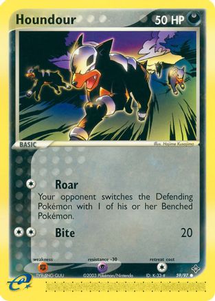 Houndour - 59/97 - Common - Reverse Holo