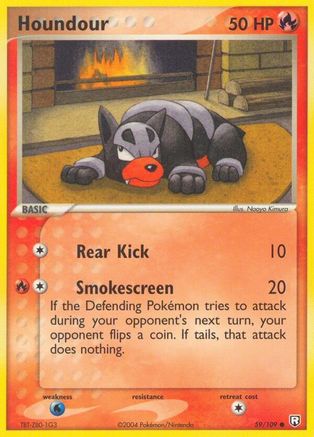 Houndour - 59/109 - Common - Reverse Holo
