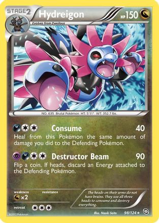 Hydreigon (98)  Dragons Exalted - Rare