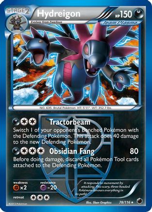 Hydreigon (Team Plasma)  - Holofoil Plasma Freeze - Holo Rare