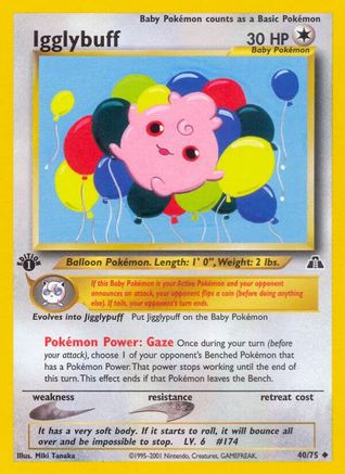 Igglybuff 040/75  - Unlimited Neo Discovery - Uncommon
