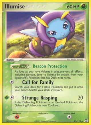 Illumise - 45/113 - Uncommon - Reverse Holo