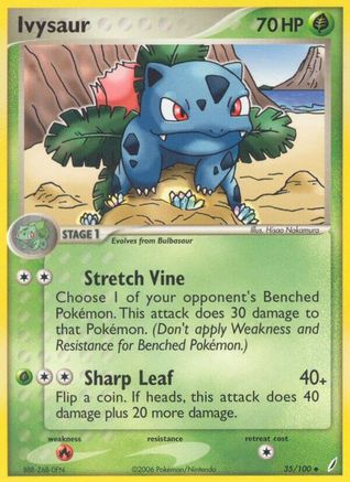 Ivysaur - 35/100 - Uncommon - Reverse Holo
