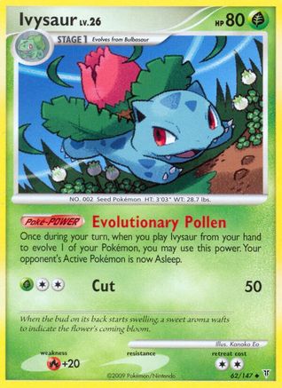 Ivysaur - 62/147 - Uncommon