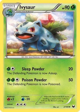 Ivysaur - 2/108 - Uncommon - Reverse Holo